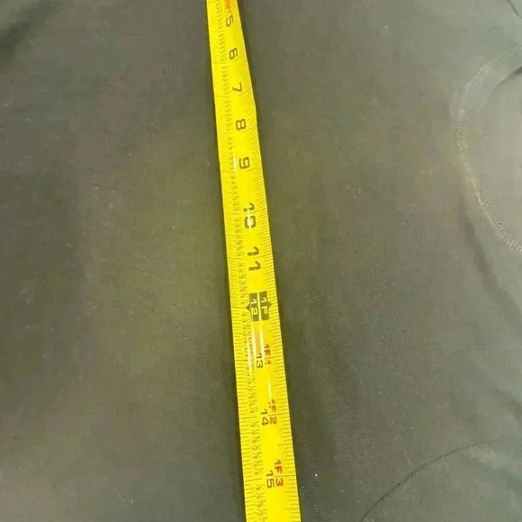 Lauren Ralph Lauren women’s black top w/faux suede elbow patches sz M - Picture 8 of 11